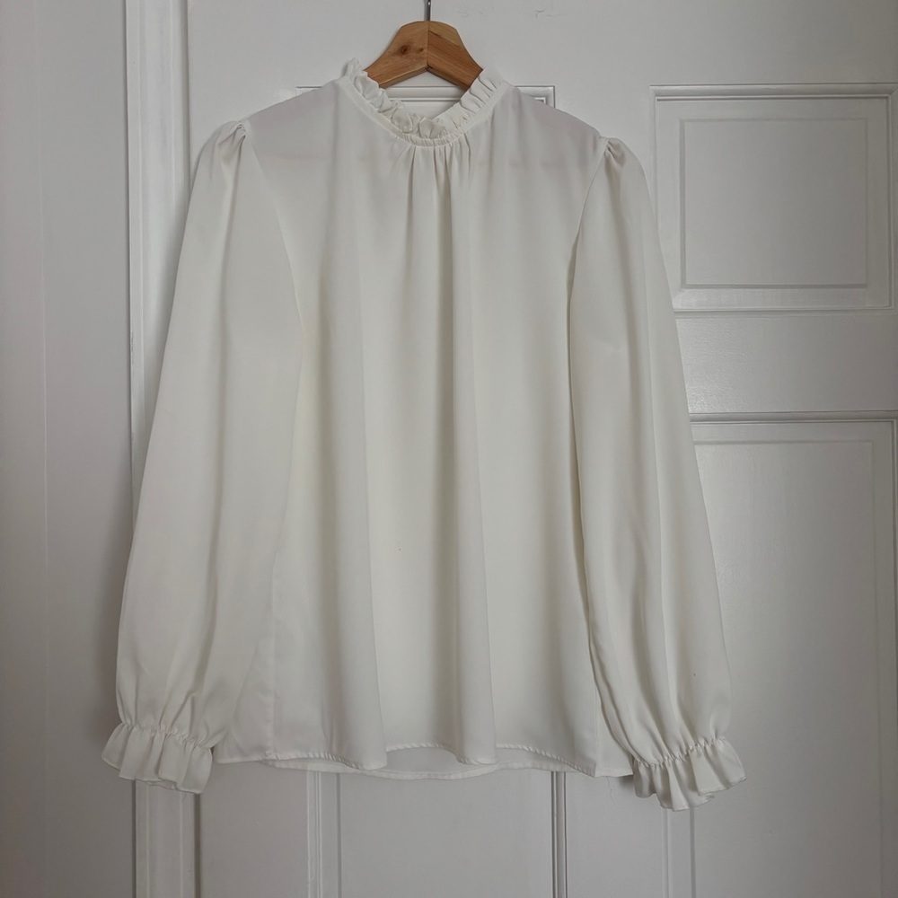 Amazon Elegant White Women's Blouse